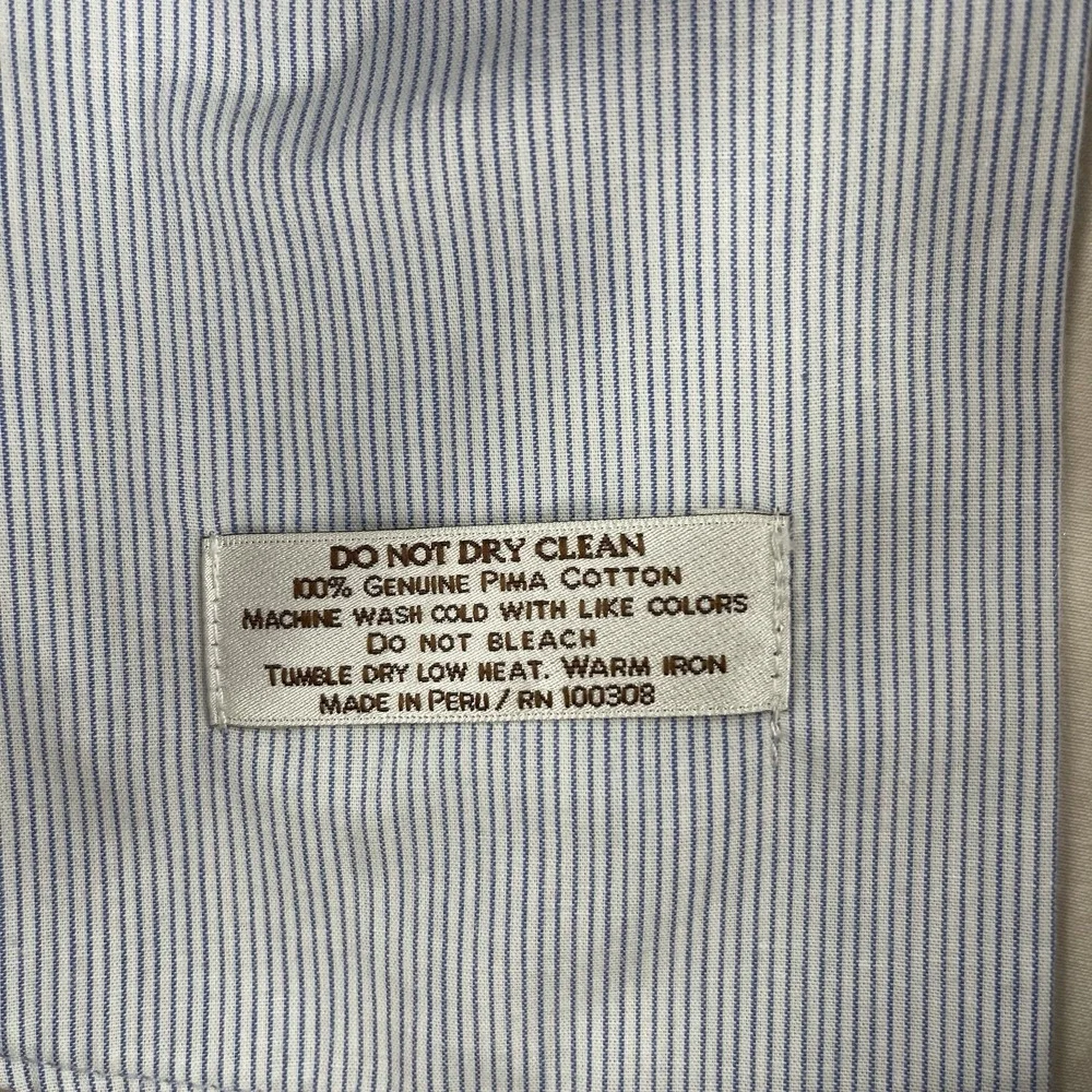 Peter Millar Pants Mens 38x36 Cream White Chino Straight Leg Preppy Casual Crown